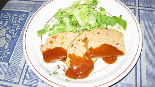 Terrine de poissons à la sauce de corail de St Jacques