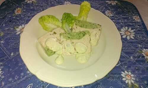 Terrine de saumon et ses sauces au whisky et moutarde au fromage blanc