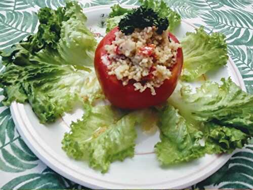 Tomates farcies au taboulé citronné