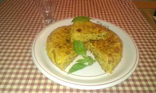 Tortilla de pulpe de carottes aux lardons