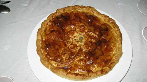 Tourte aux pommes caramélisées