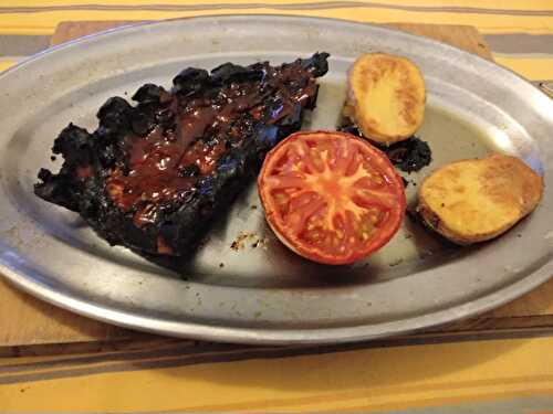 Travers de porc en double cuisson à la sauce asiatique - ribs