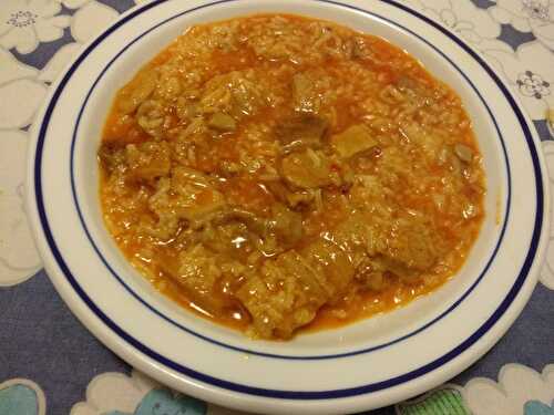 Tripes de veau au riz et à la tomate