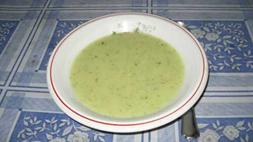 Velouté de cresson et pommes de terre