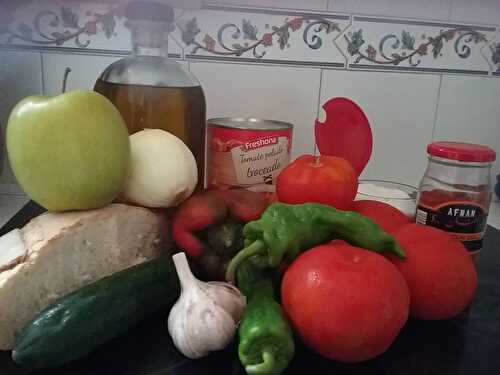 Véritable gazpacho andaluz