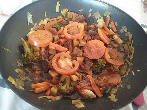 Wok de filets de dinde aux légumes d’hiver