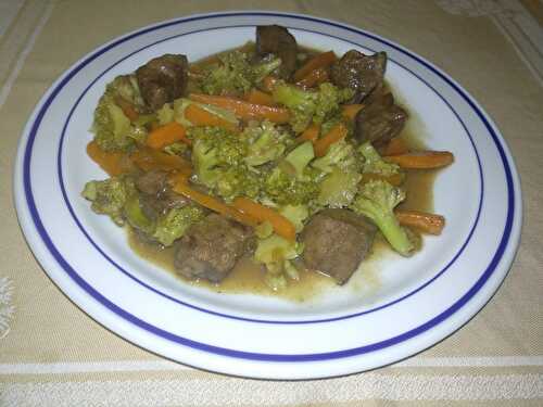 Sauté de boeuf et brocoli aux carottes aux saveurs asiatiques - Les marmites de Marphyl