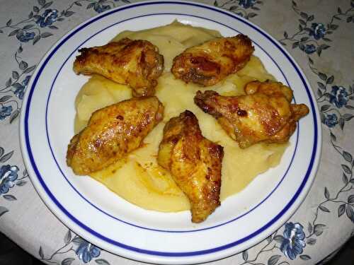 Ailes de poulet au rhum au four - Chicken wings au rhum