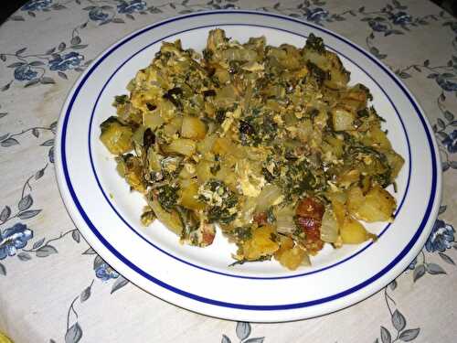 Sauté de blettes et pommes de terre au paprika - Acelgas a la extremeña