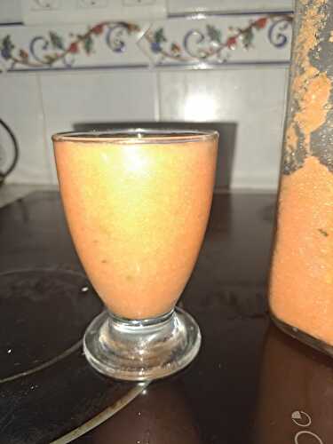 Gazpacho de melon à la tomate
