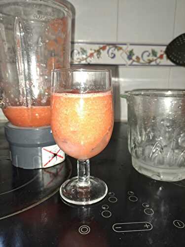 Smoothie de fraises à la pomme