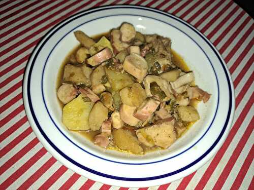 Marmite de poulpe aux pommes de terre - Marmitako de pulpo con papas