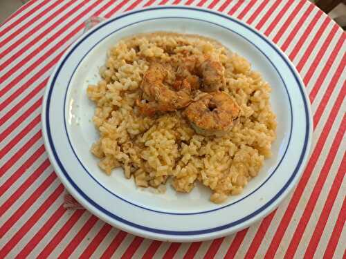 Risotto aux gambas et au citron