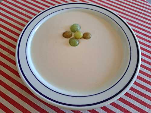 Soupe froide d’amandes malaguène - Ajo blanco malagueño