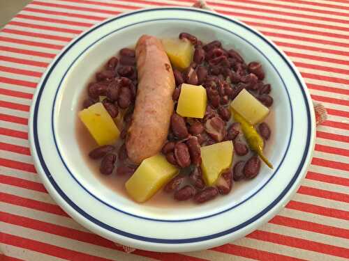 Chorizos criollos aux haricots rouges et fenouil à la menthe