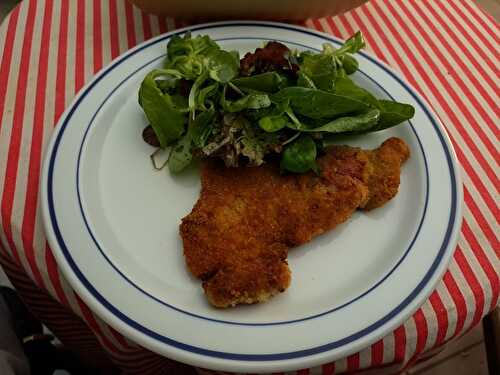 Escalopes d’épaule de porc panées à la milanaise