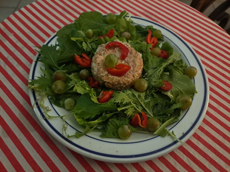 Terrine de chevreuil aux raisins blancs