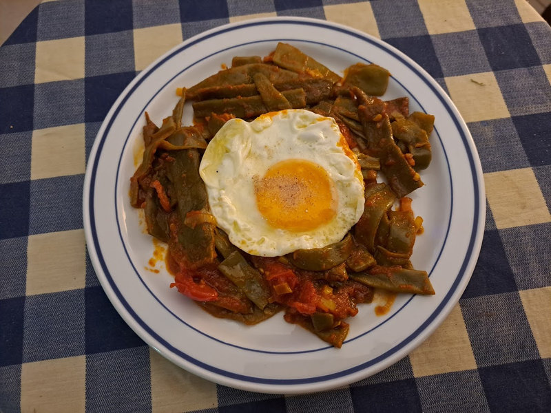 Haricots verts plats à la libanaise à ma façon - loubieh bi zeit