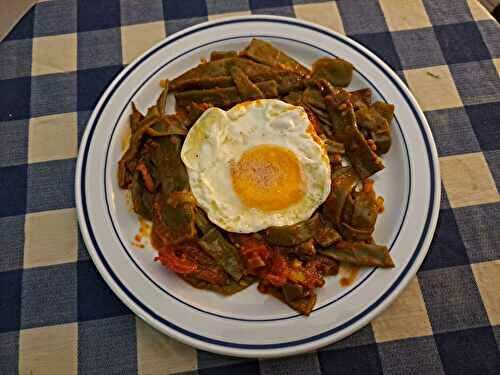 Haricots verts plats à la libanaise à ma façon - loubieh bi zeit