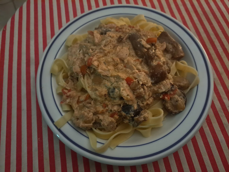 Tagliatelle aux cèpes crémeux