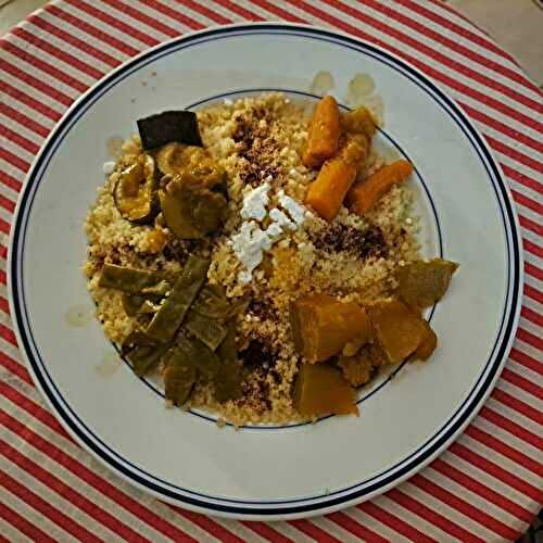 Couscous madfoune au poulet et au mouton enfouis