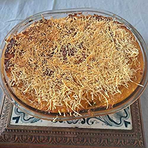 Hachis parmentier de morue au curry et aux tomates