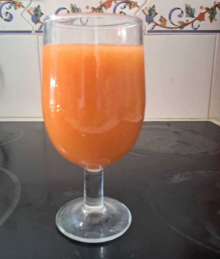 Smoothie de melon blanc et papaye à l’eau de cannelle