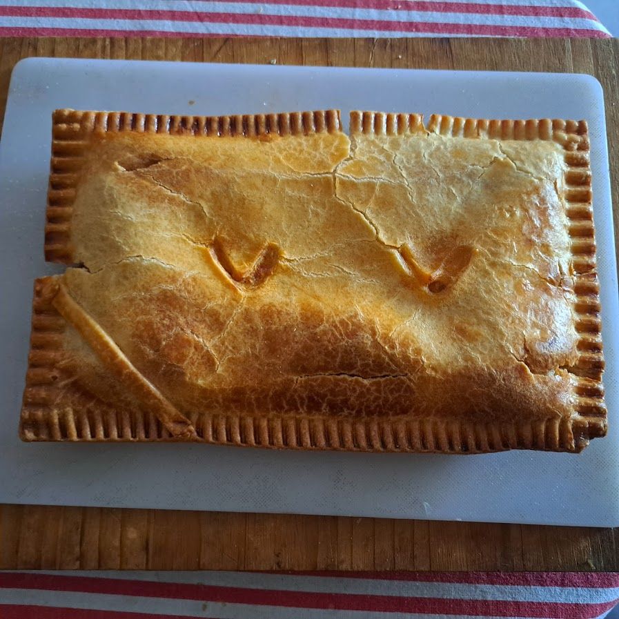 Empanada de poulpe au fromage et crevettes