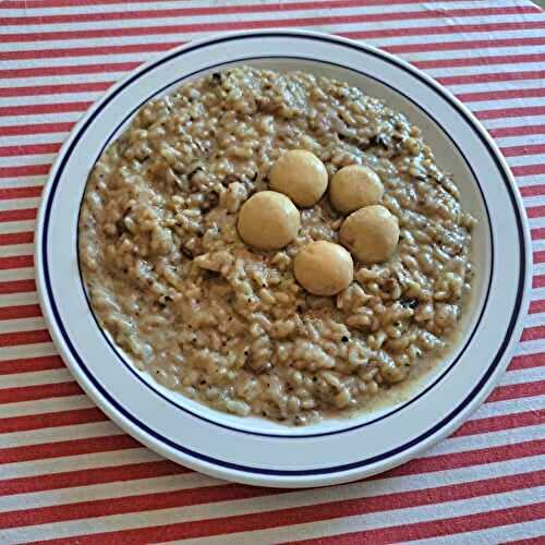 Risotto aux champignons des bois