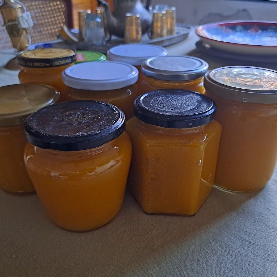 Confiture bio de mangues du jardin 