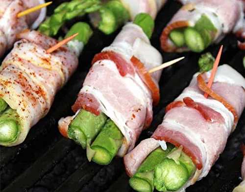 Asperges et bacon sur le BBQ... une recette facile et cochonne!