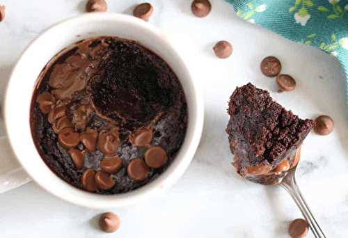 Ce gâteau au chocolat moelleux dans une tasse est prêt en 1 minute!