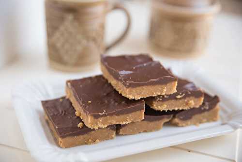 Ces carrés au chocolat et au beurre d'arachides sont absolument parfaits...