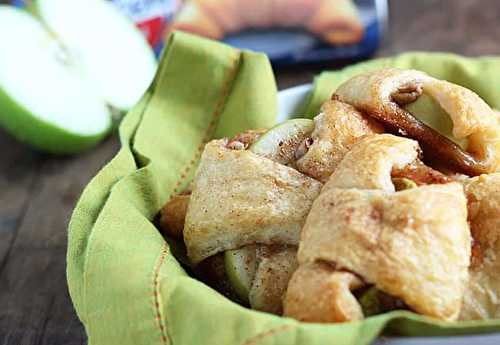Ces croissants de tarte aux pommes sont super facile à faire et DÉLICIEUX!