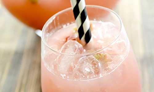 Cette limonade à la rhubarbe est rafraîchissante et très facile à faire…