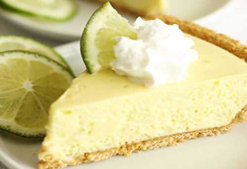 Cette recette facile de tarte à la lime (Key Lime Pie) est un vrai délice!