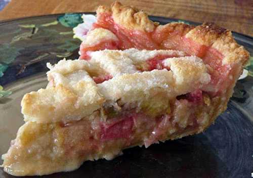 Cette recette facile de tarte à la rhubarbe est la meilleure au monde!