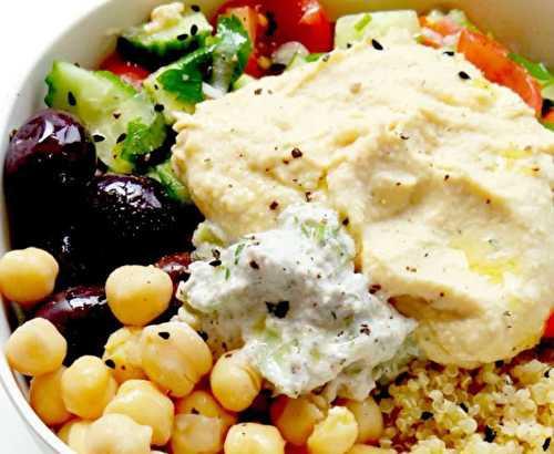 Cette salade méditerranéenne est super santé et très facile à faire!