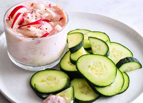 Cette trempette de radis est savoureuse et rafraîchissante…