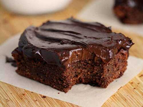 La délicieuse recette de brownies au fudge au chocolat et à l'avocat!