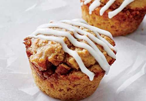 La délicieuse recette de muffins aux brioches à la cannelle...