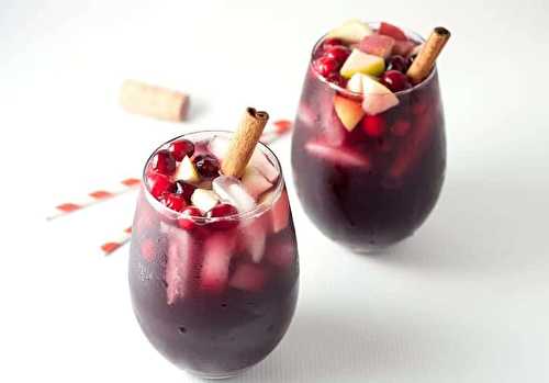 La délicieuse recette de sangria (Le cocktail des Fêtes!)