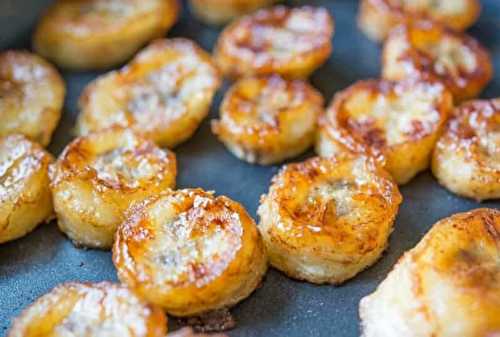 La délicieuse recette facile de bananes frites au miel!