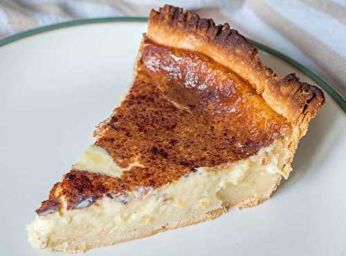 La délicieuse recette facile de tarte au sucre à la crème!