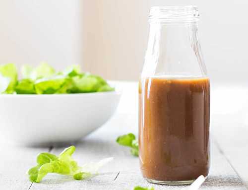 La délicieuse recette facile de vinaigrette à l'érable, moutarde et balsamique!