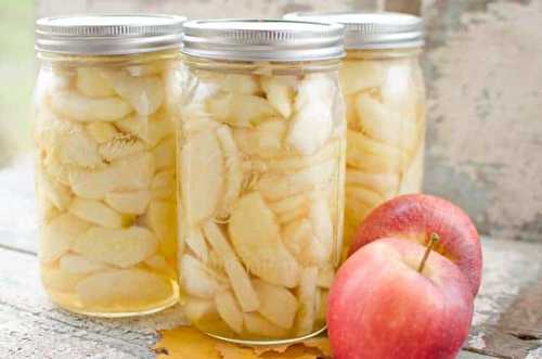 La façon facile de faire des conserves de pommes croustillantes!