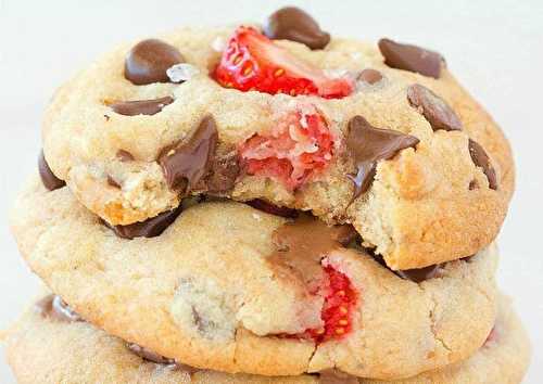 La meilleure recette de biscuits aux fraises et chocolat noir (Cétogène)