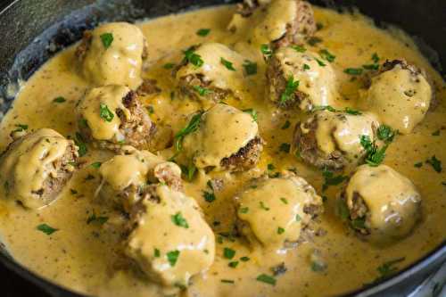 La meilleure recette de boulettes de viande au fromage (style Philly Cheesesteak)!