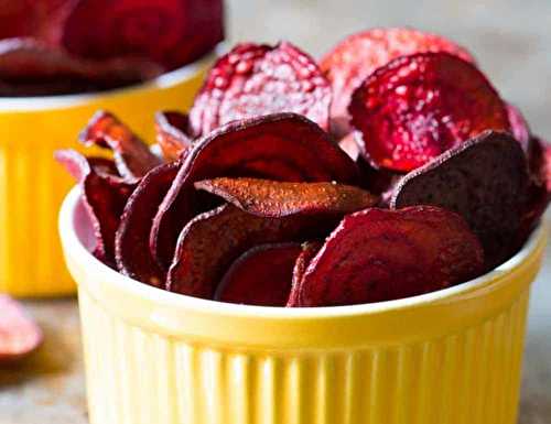 La meilleure recette de chips de betteraves cuites au four (Super facile)