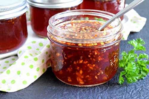 La meilleure recette de conserves de sauce chili sucrée à la thaï!